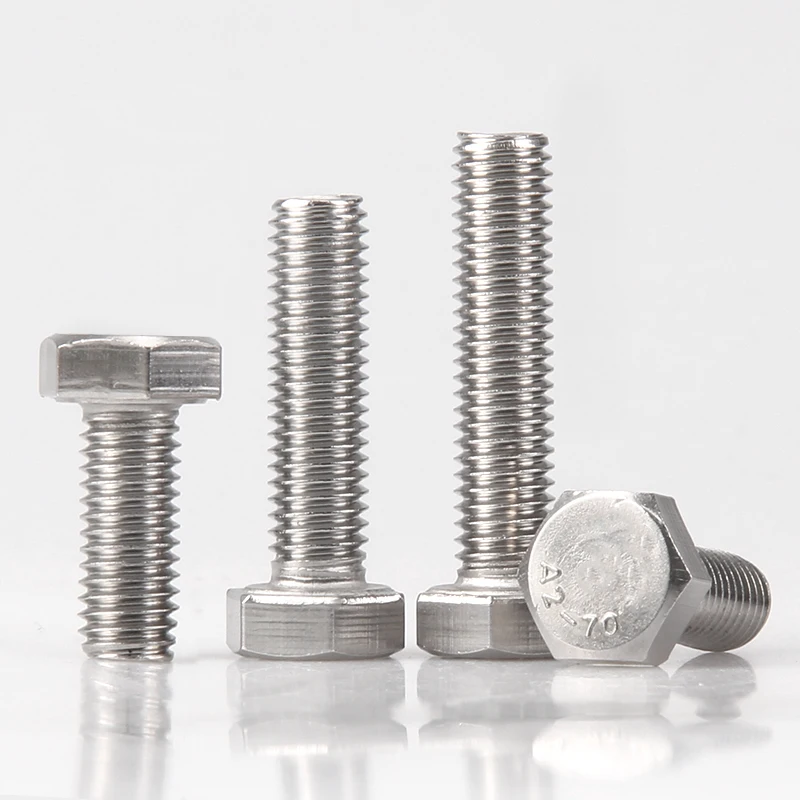 304 Stainless Steel 3/16 1/4 5/16 3/8 1/2 5/8 UNC Outer Hexagon Socket Head Cap Screws External Hex Screw