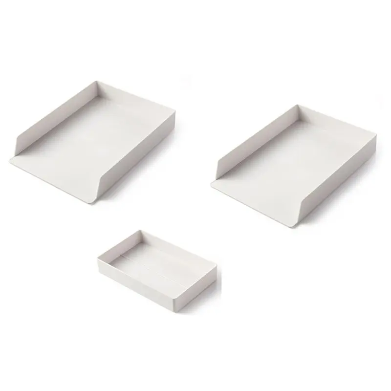 B03C-Stackable Storage Box Desktop Shelf Tray Storage Box Tray
