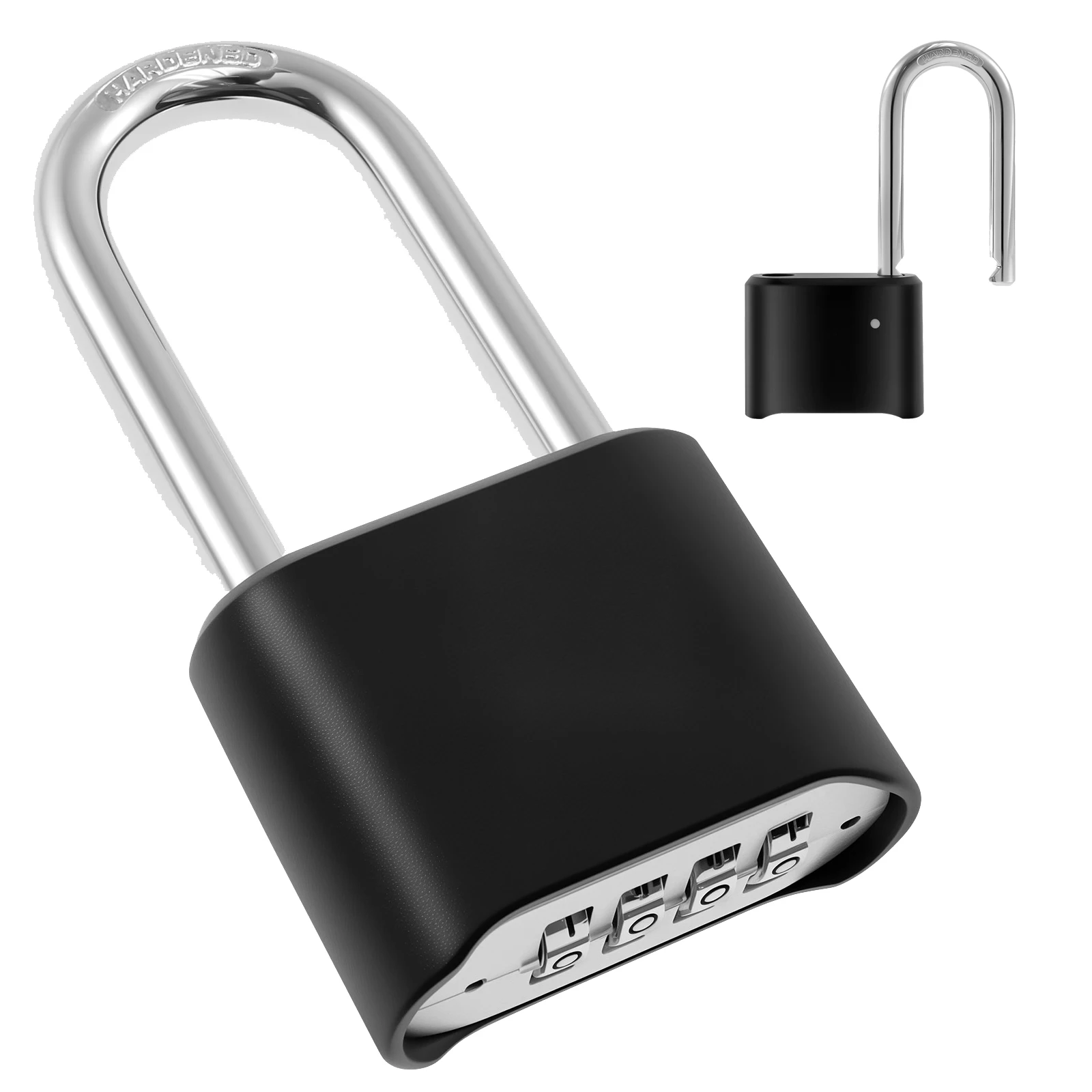 الثقيلة قفل مجمع تكبل طويل 8 مللي متر سميكة 4 أرقام قفل خزانة مانعة لتسرب الماء في الهواء الطلق قفل مجمع للبوابة ، سقيفة #1