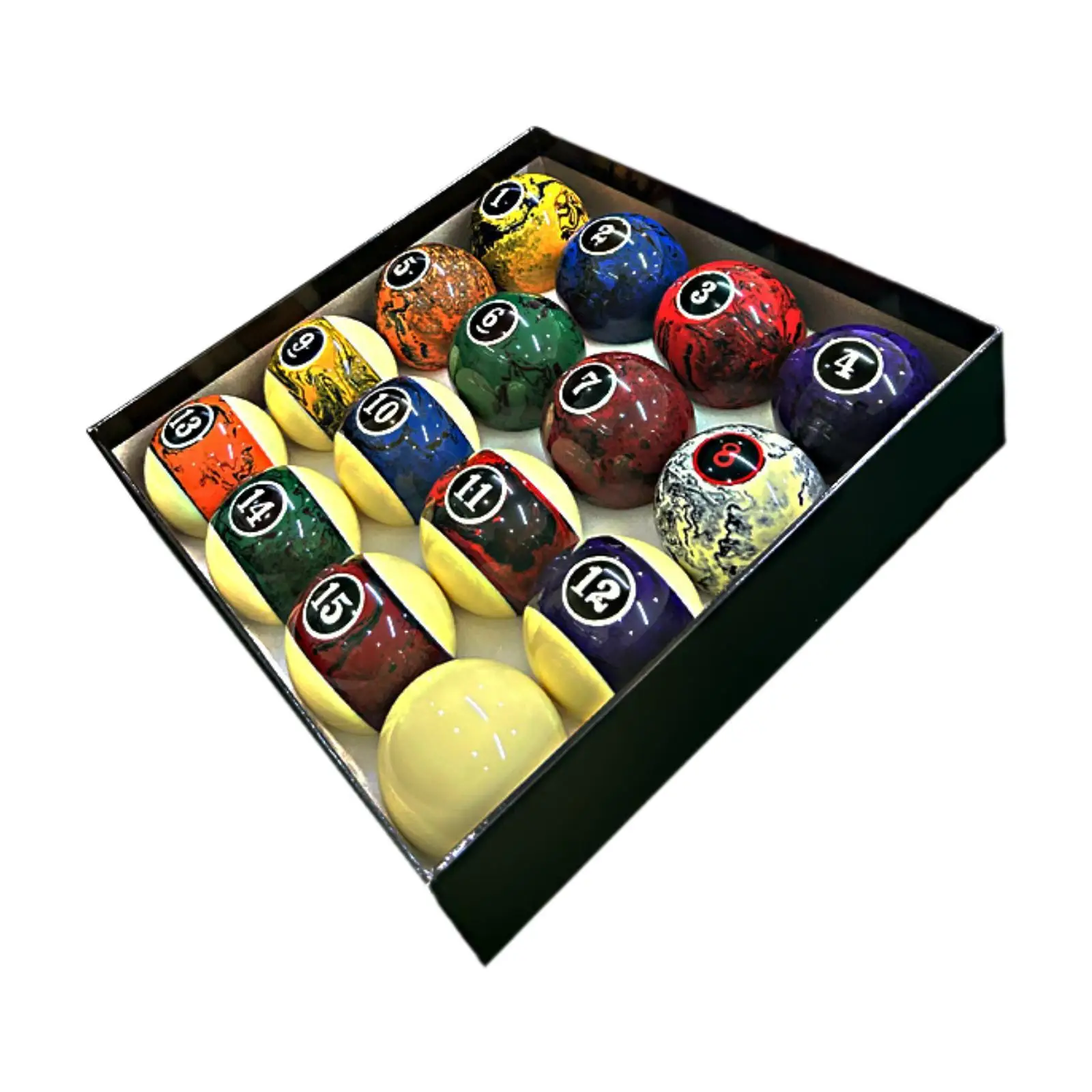 16x Pool Table Balls Billiards Supplies Billiard Balls for Club Game Rooms