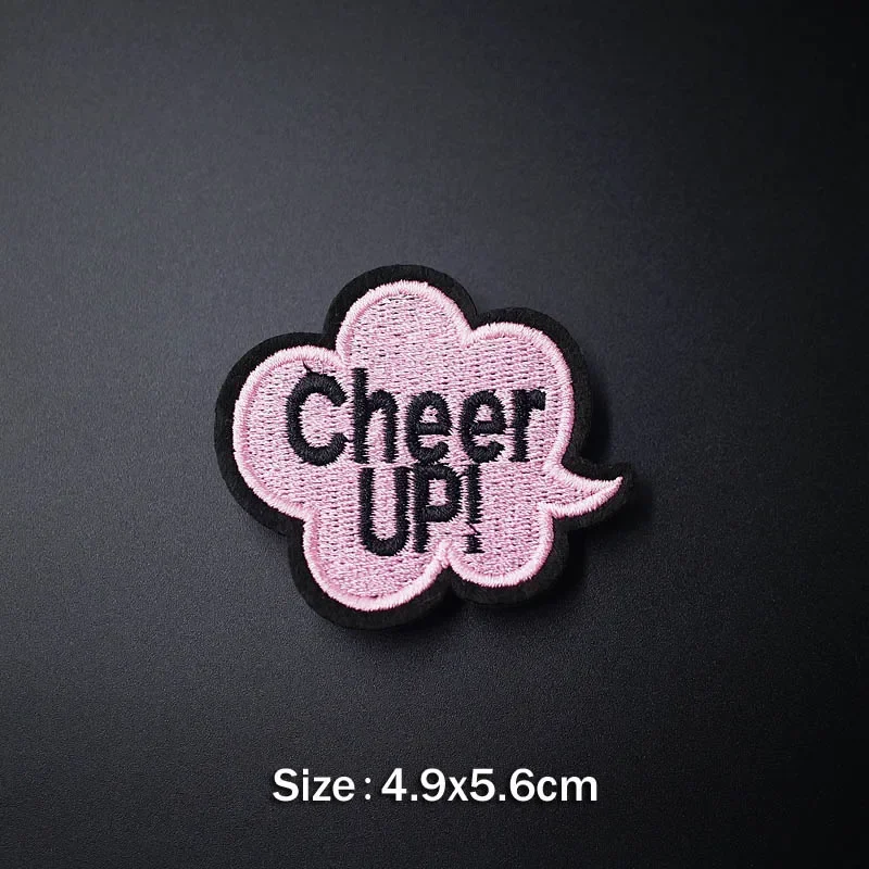 Hand Mushroom Flower Alien Cartoon Badges DIY Embroidery Applique Clothes Sewing Supplies Decorative Patches