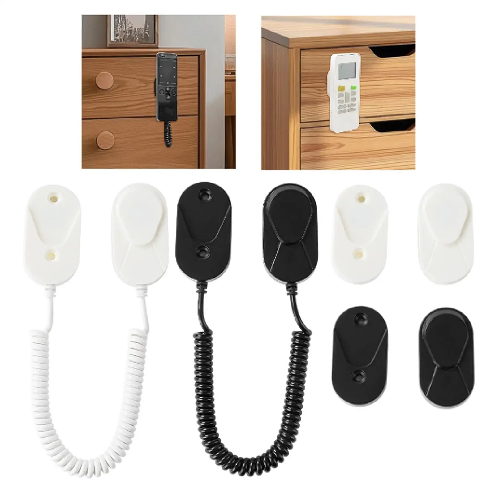 Pemegang Remote Control Magnetik dengan Tether Remote Control Tali Pegas