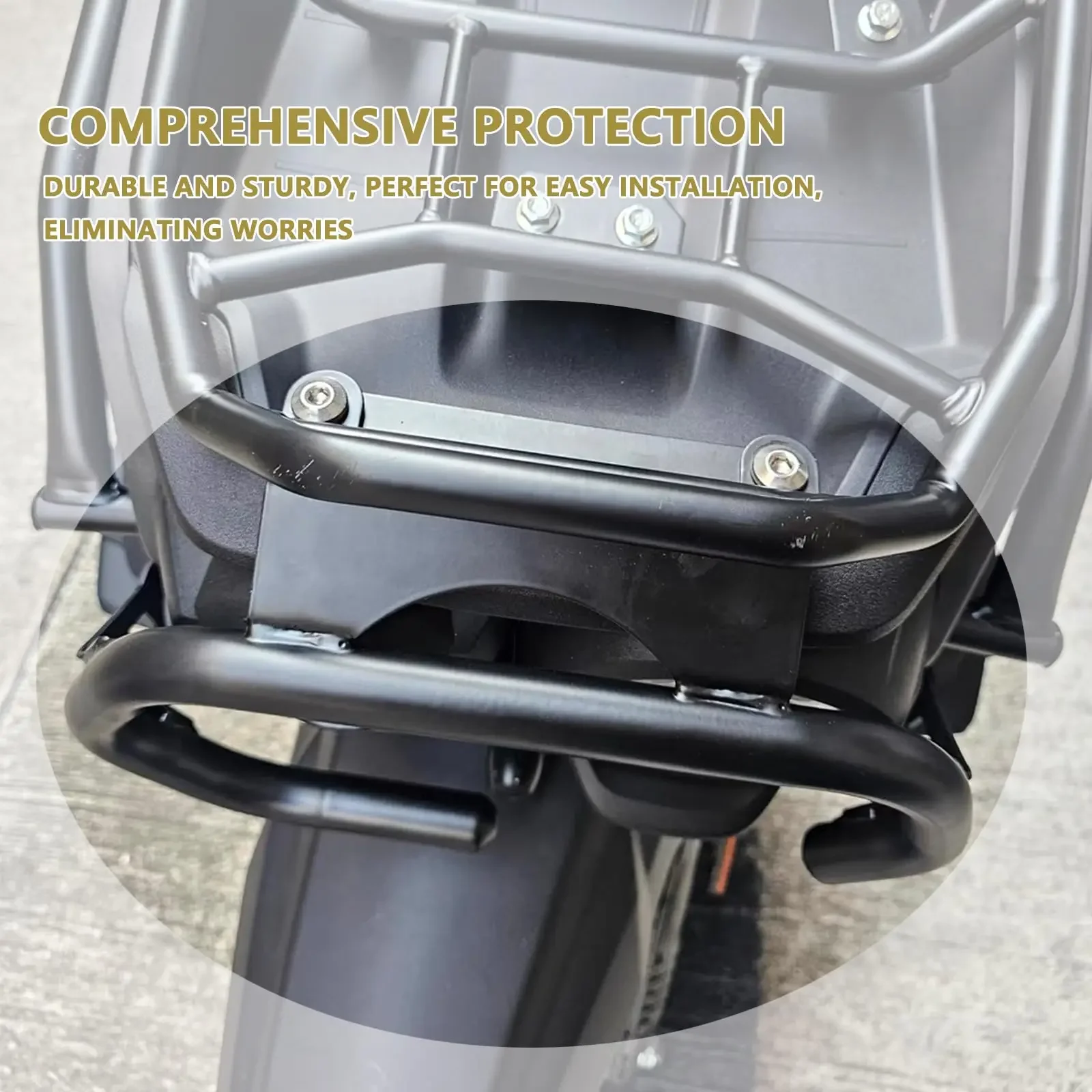 

Motorcycel Front Headlight Guard Frame Guards in Heavy Iron Material Compatible with Yamaha Zuam 125 2022 2023