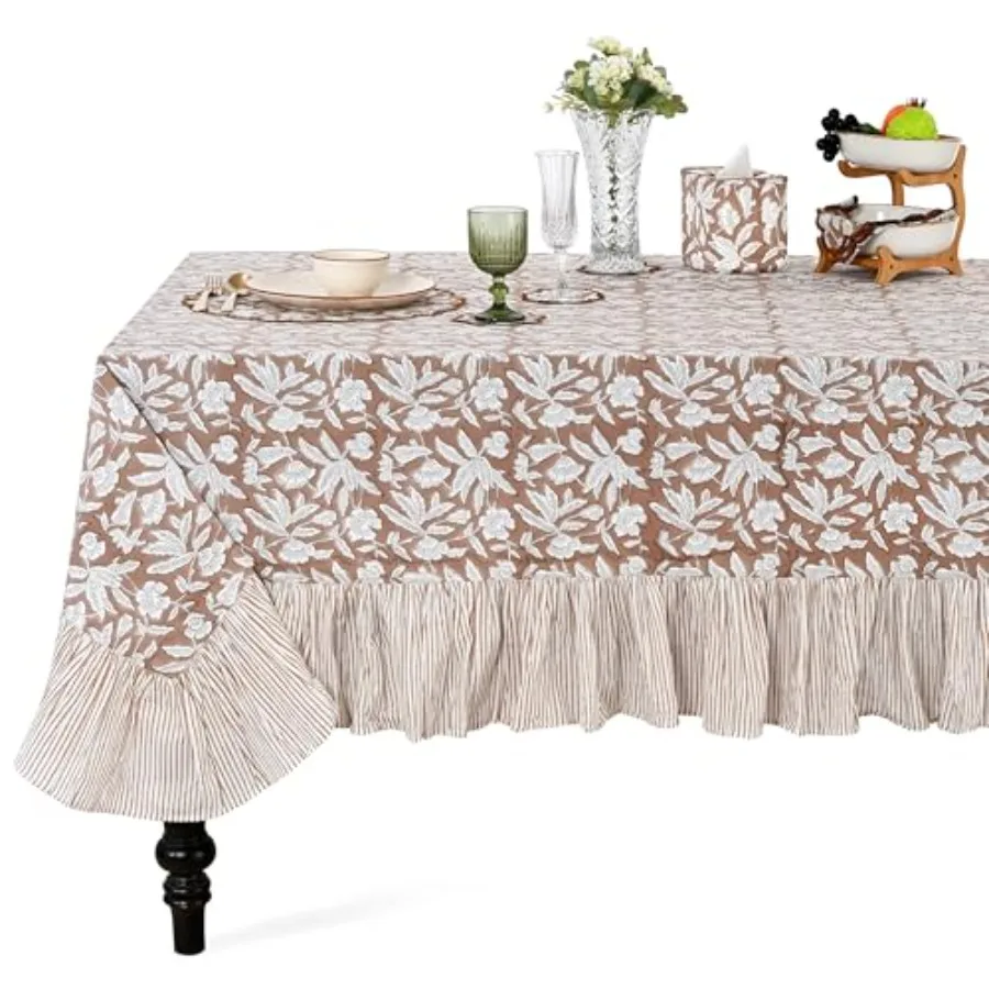 Ruffle Block Print …