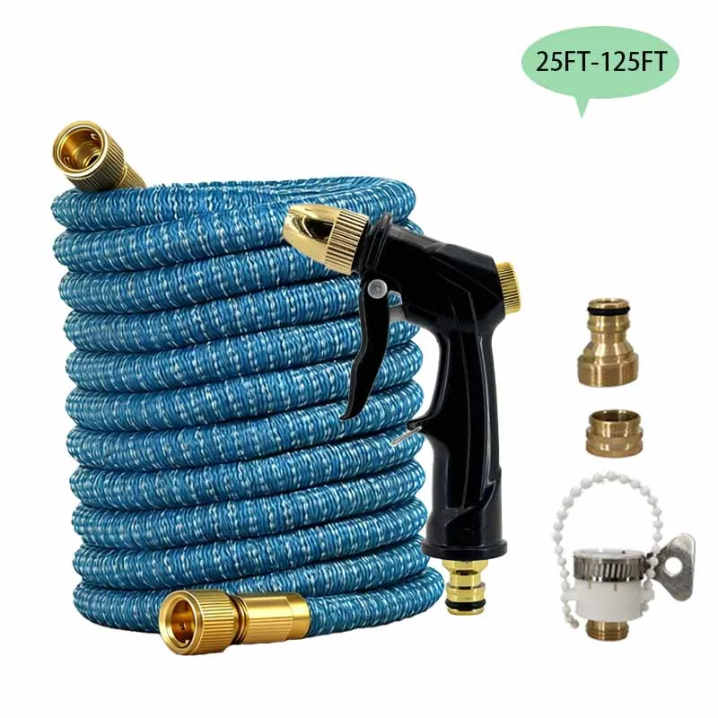 

High Quality Flexible Expandable Garden Hose, High-Pressure Nozzle, Spray, Cleaning And Washing Garden Irrigation Tools