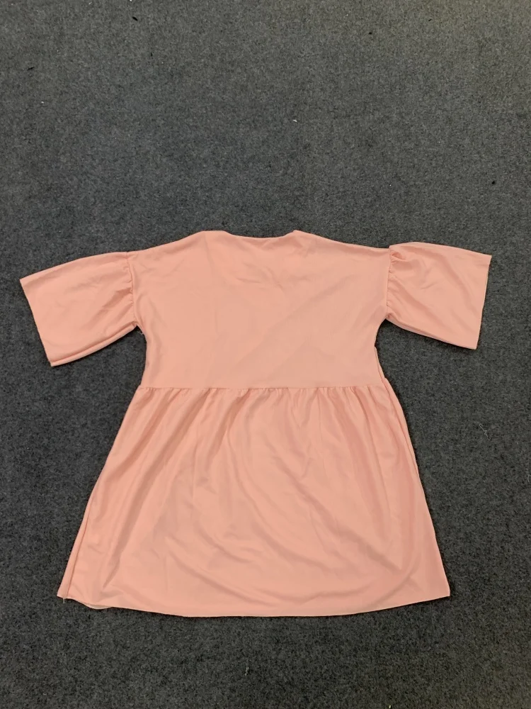 Frauen Casual Einfarbig Laterne Hülse Temperament Pendler Ein Stück Hemd Elegante Büro Täglichen Verschleiß