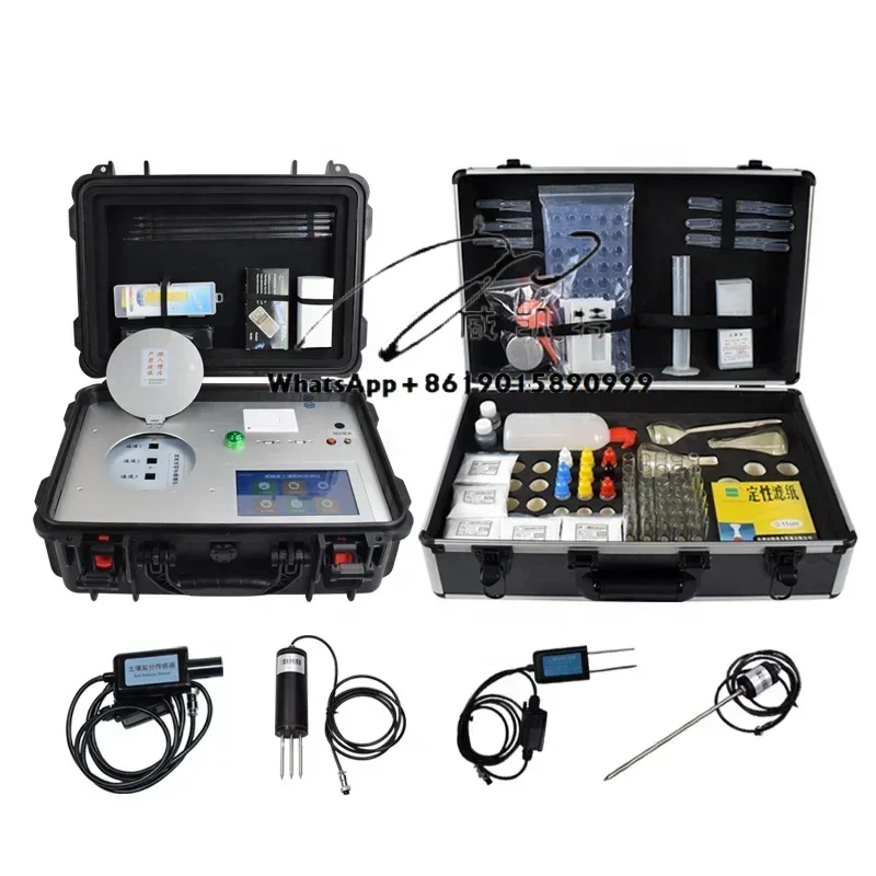 High Precision Scientific Research Grade Soil Composition Tester, Portable Soil and Fertilizer Detection Equipment