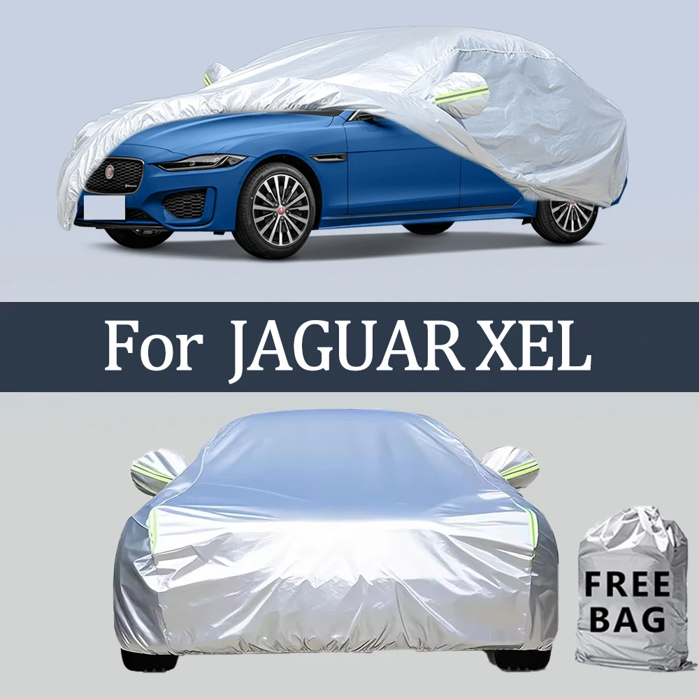 

Для JAGUAR XEL автомобильный чехол уличные защитные чехлы снежный солнцезащитный козырек водостойкий пылезащитный внешний УФ автомобильные аксессуары
