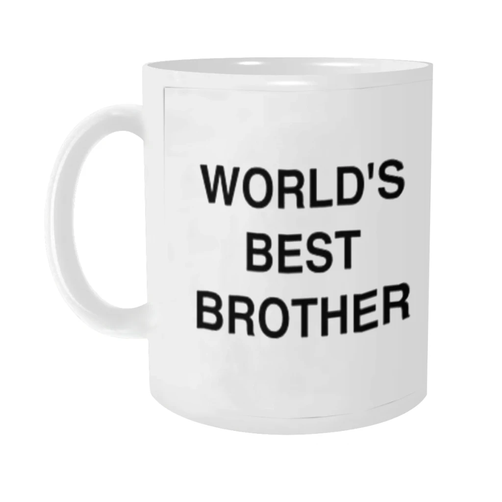 

WORLD'S BEST BROTHER - The Office x Michael Scott Ceramics Coffee Mug Cute Gamer Birthday Gift Back To School Mug