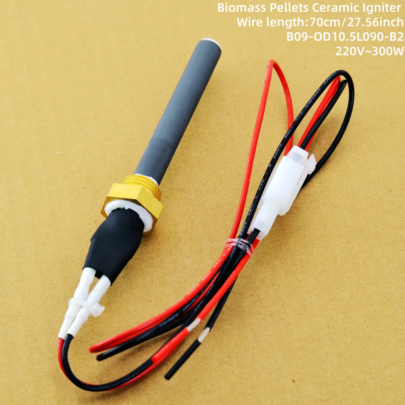 G3/8 seramik pelet ateşleyici 220v 300w mutfak aksesuarları hızlı ateşleme yüksek sıcaklığa dayanıklı uzun ömürlü ateşleme çubuğu