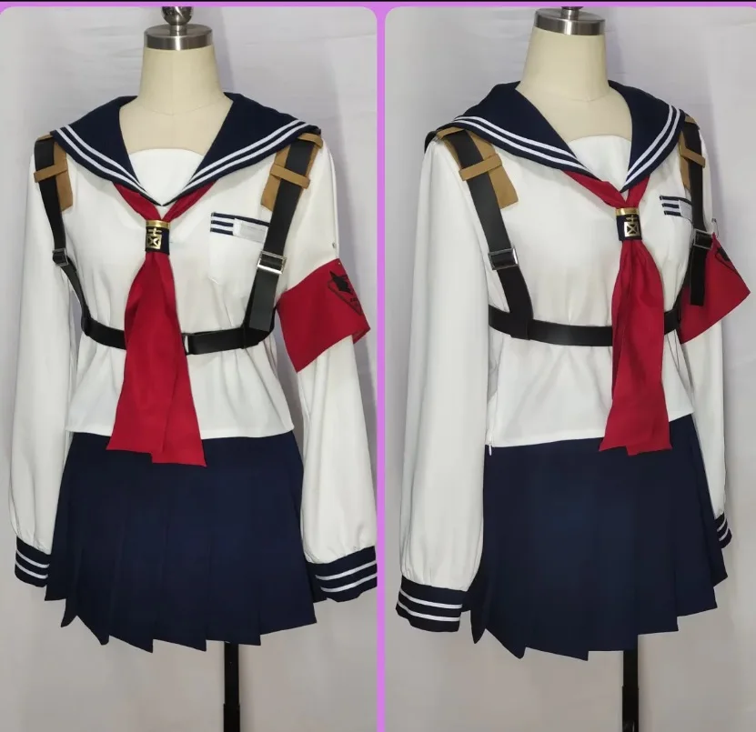 Niko Cosplay Costume Game Blue Archive Fox Team Cosplay Dress Sailor Suit Anime Clothing Halloween Party Uniforms Custom Made