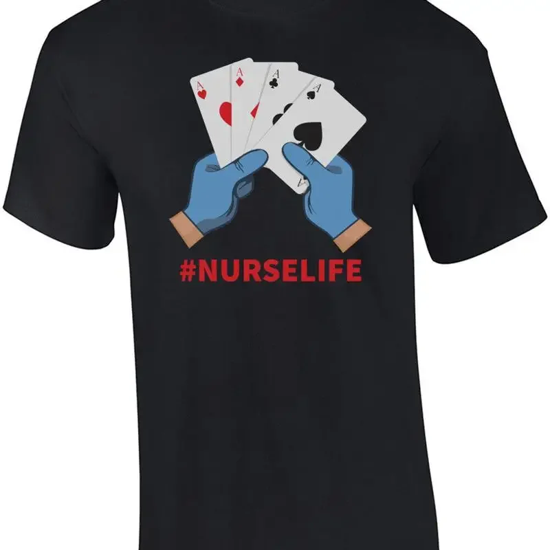 Nurse Life - Playing Cards Funny Nursing Shirt