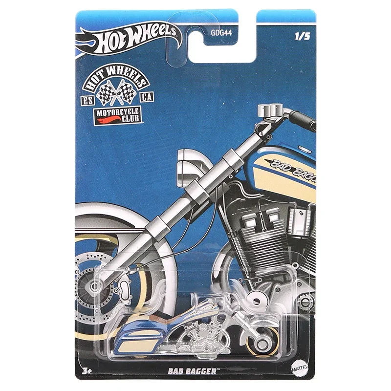 Mattel Hot Wheels Car Motorycle Club Boy Toys 1:64 Diecast Bad Bagger BMW NineT Racer Ducati Scrambler Honda Monkey Metal Models