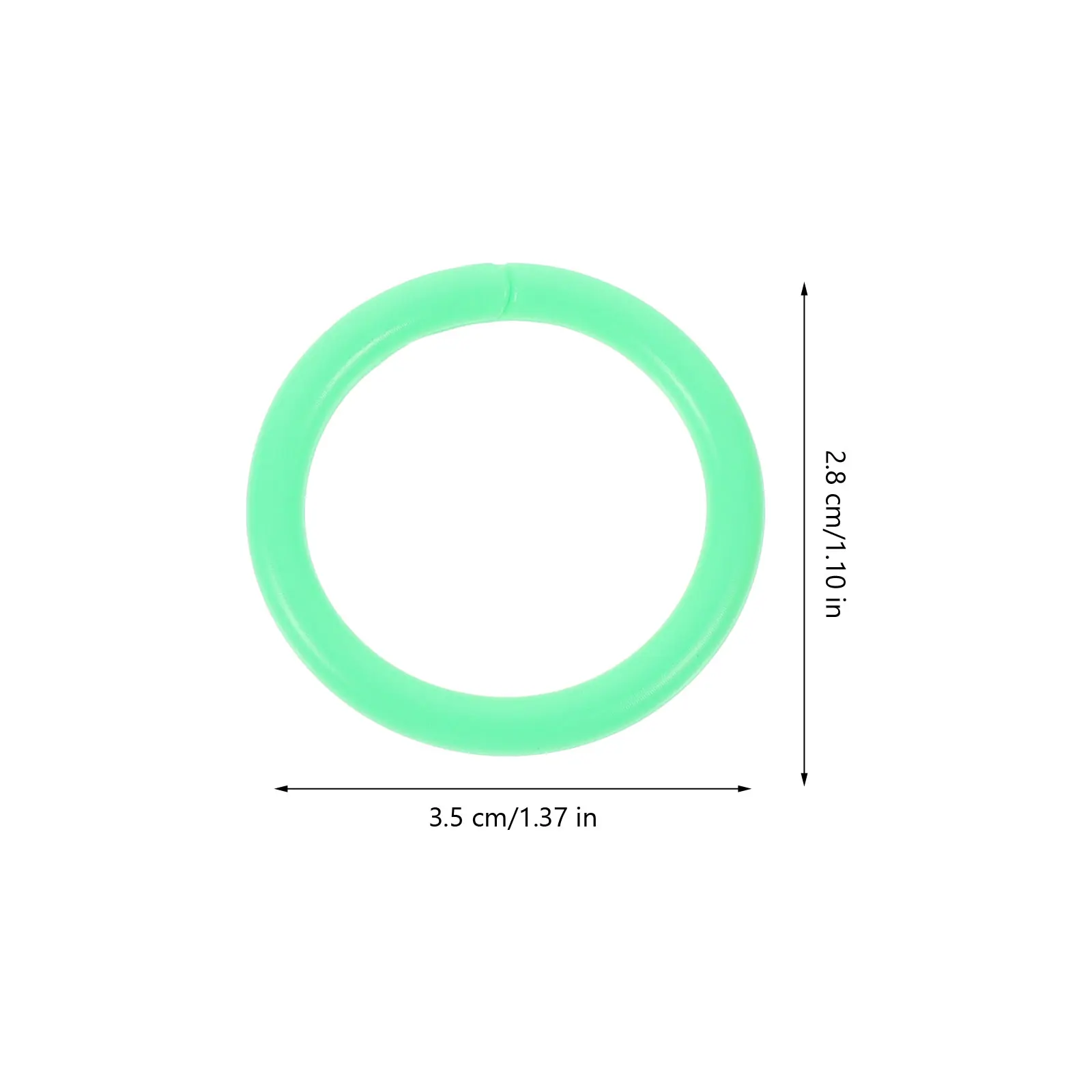 

40pcs Colorful Plastic Book Rings Binder Circles for Index Cards DIY Craft Binding Notebooks Photo Albums