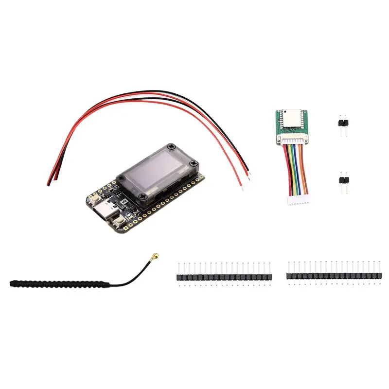 

【ЦИФРОВАЯ ЭЛЕКТРОНИКА】Плата разработки Lora 32 V4 ESP32 IoT для Meshtastic, Wi-Fi, Bluetooth, многофункциональная плата 0.96 дюйма с GPS