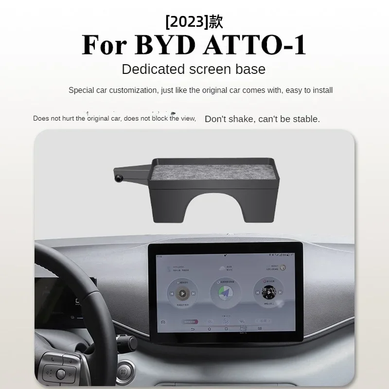 

2023 For BYD ATTO1 ATTO 1 Car Screen Phone Holder Wireless Charger Screen Navigation Interior 10.1 Inch Size Pallet Style