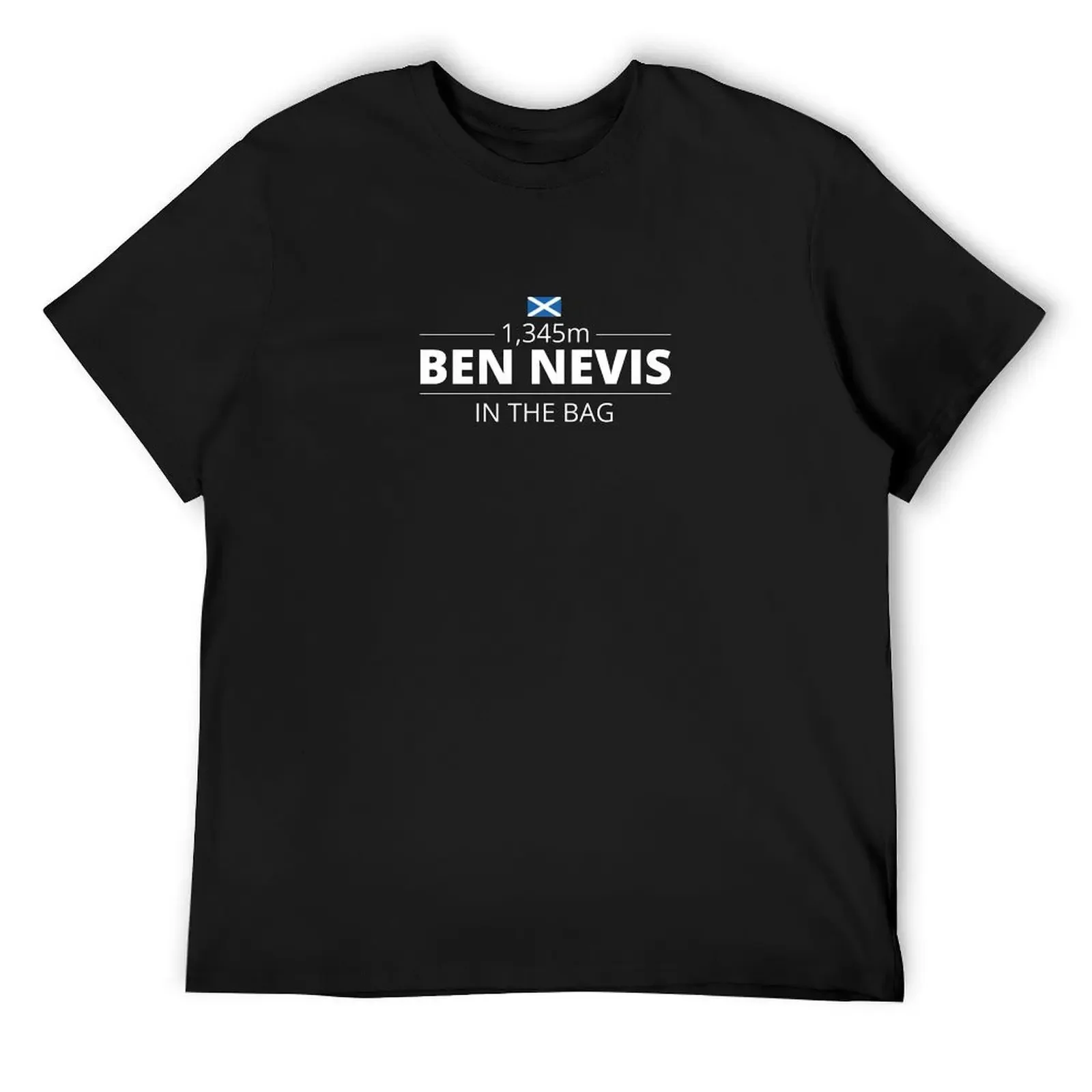 Ben Nevis - Munro Bagger Scottish Munro in the Bag T-Shirt plus size clothes korean fashion t shirts for men cotton
