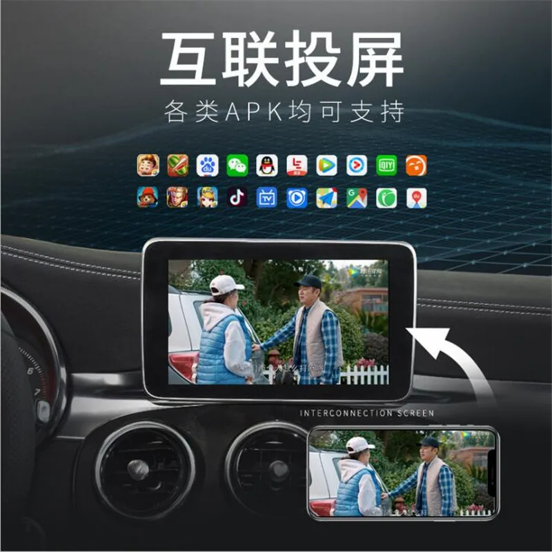 Geeignet für Mercedes-Benz NTG 6.0 Apple Wireless Carplay Decoder Modul