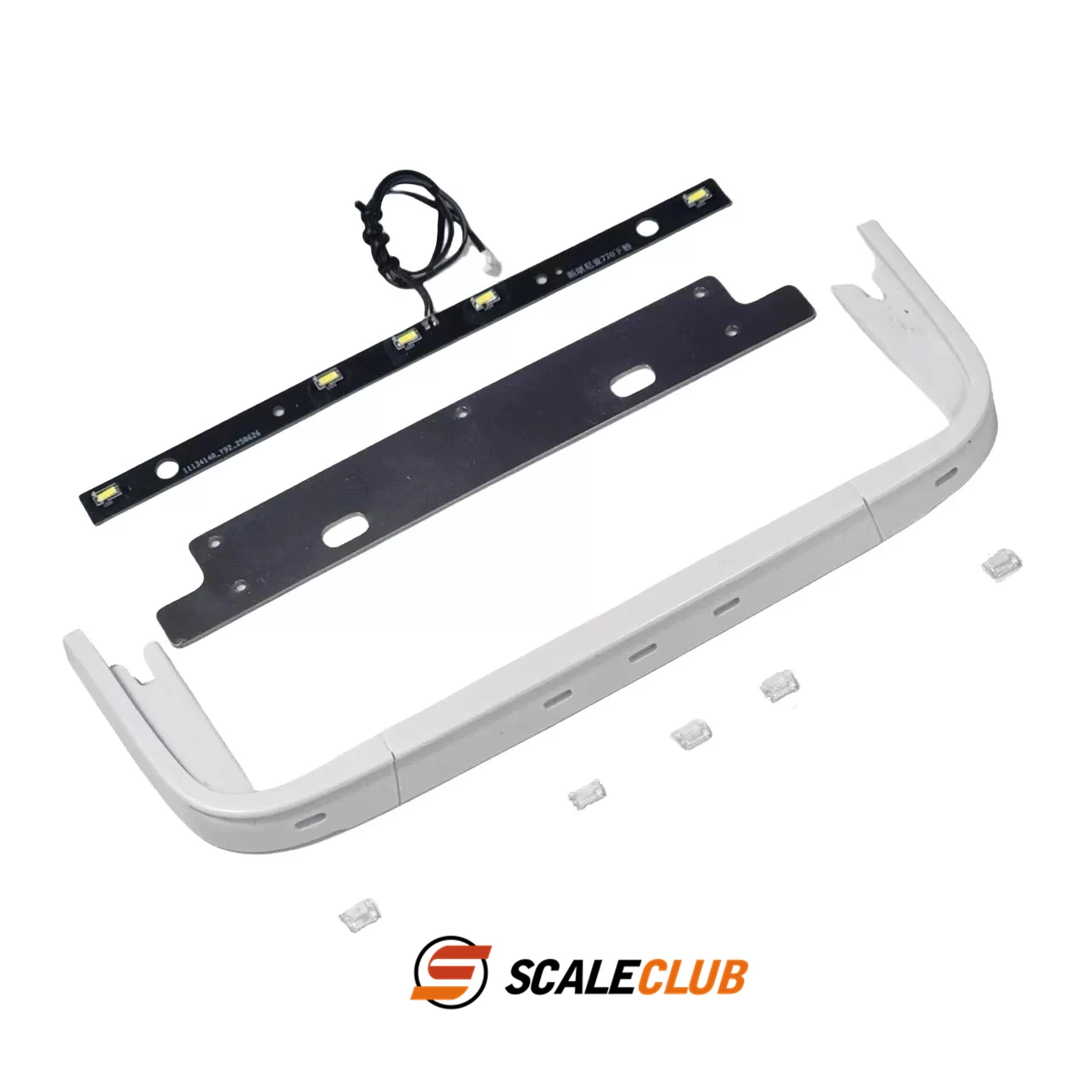 SCALECLUB 1/14 Tamiya 770s Cab Bottom Upgrade Lower Spoiler with Lights