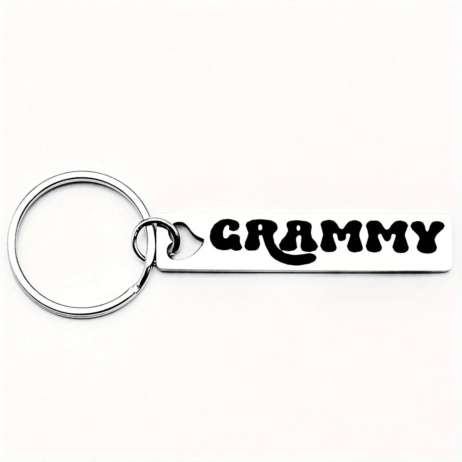 Grammy Personalized Stainless Steel Keychain Gift, Perfect Gift for Gmy