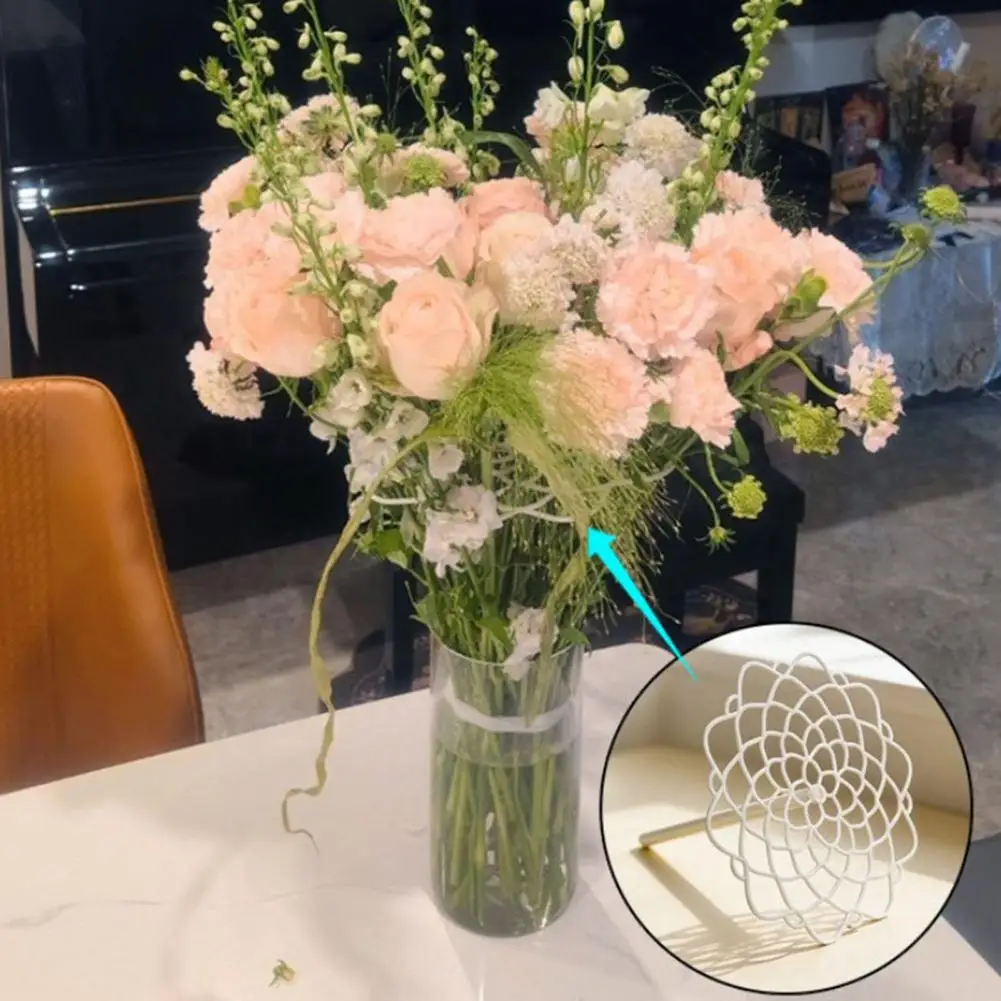 2Pcs Flower Arrangement Bouquet Packaging Fixing Tool Spiral Flower Arrangement Assistant Flower Shop Floral Materials