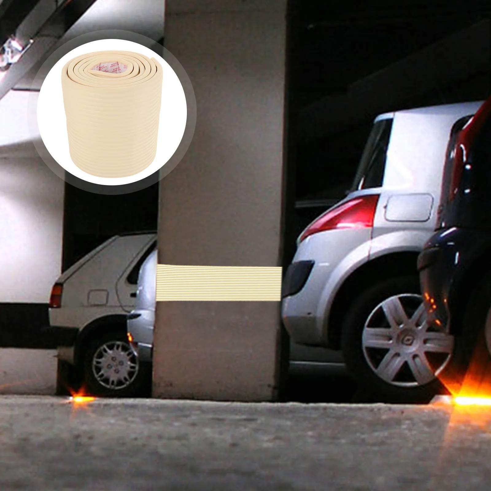 

Self Adhesive Wall Trim Moulding Flexible Rubber Wall Corner Protector Beige Peel Stick Edge Guard Corner Molding