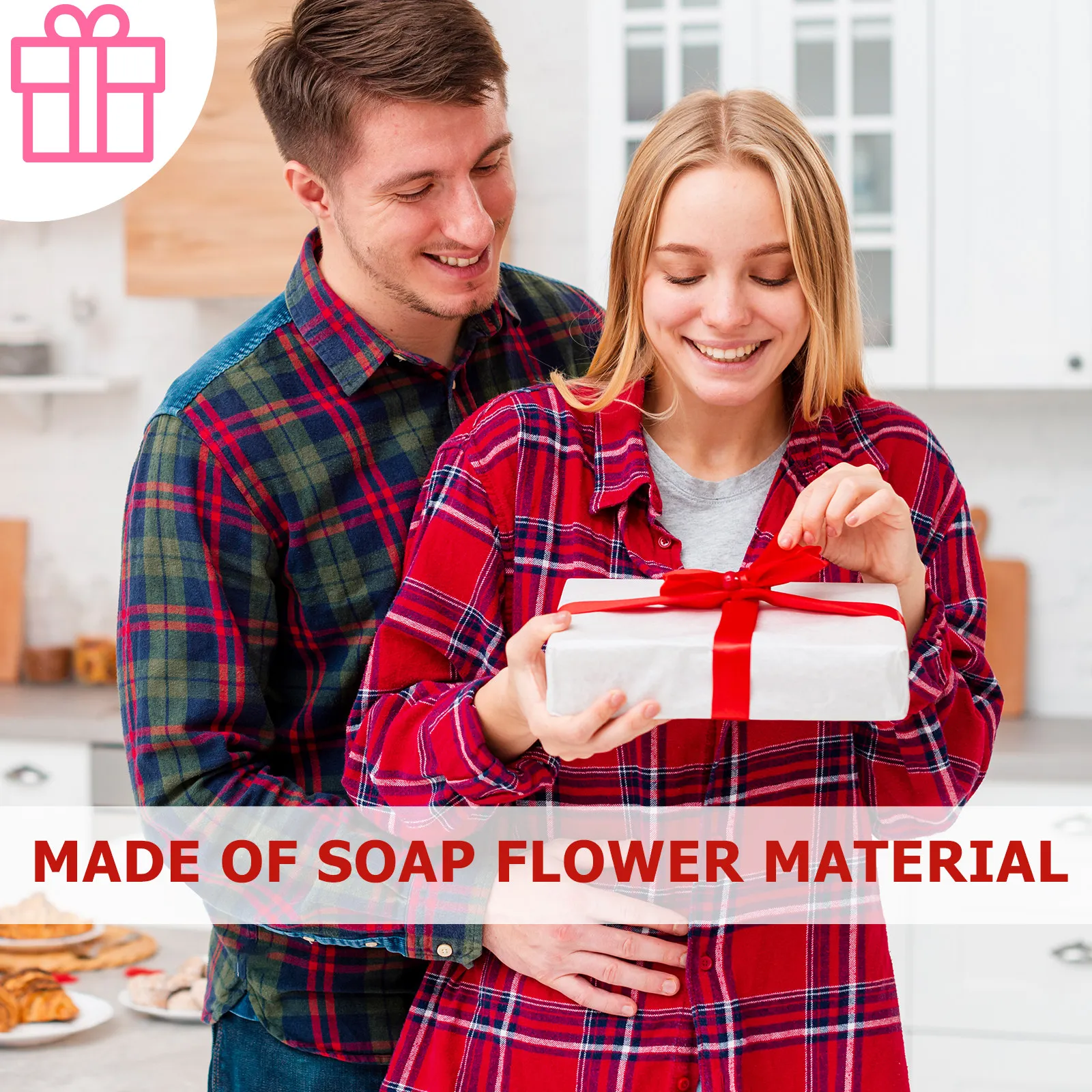 

1 коробка реалистичных мыльных цветов ручной работы, ароматных, долговечных, для декора гостиной, рабочего стола, ванной комнаты, идея для праздничного подарка