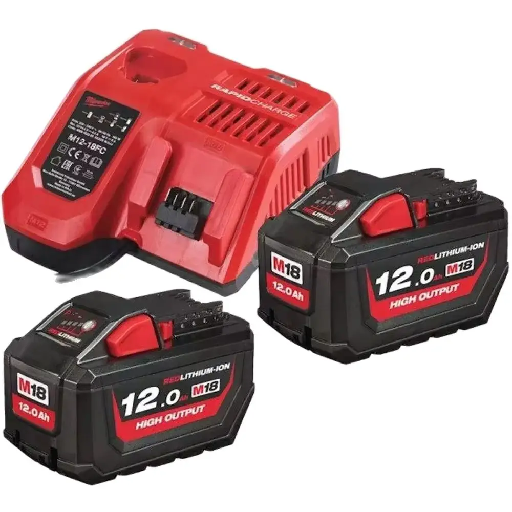 18V Lithium Battera 7500mAh/9000mAh/12000mAh For Milwaukee M18 18V Replacement For Milwaukee M18B5 Li-ion Battery