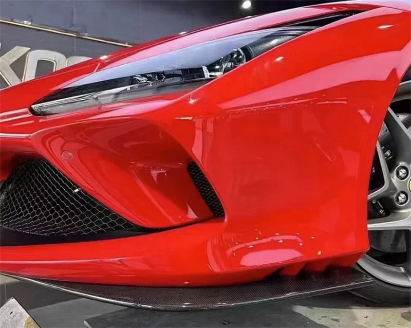 

Used for Ferrari F8 body kit carbon fiber N-style wrapped corner air vent body kit
