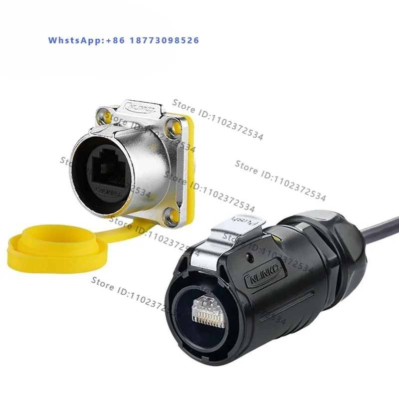 LP24 aviation plug RJ45 socket network connector RJ45 waterproof connector