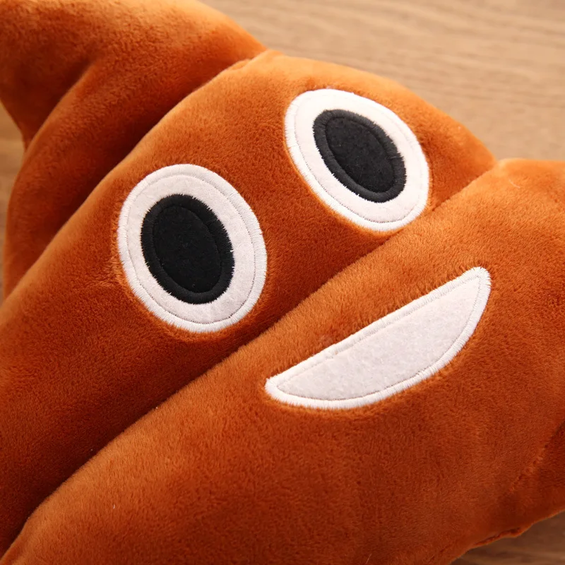 Wholesale cartoon new expression poo plush toys cute funny quirky funny poop cushion