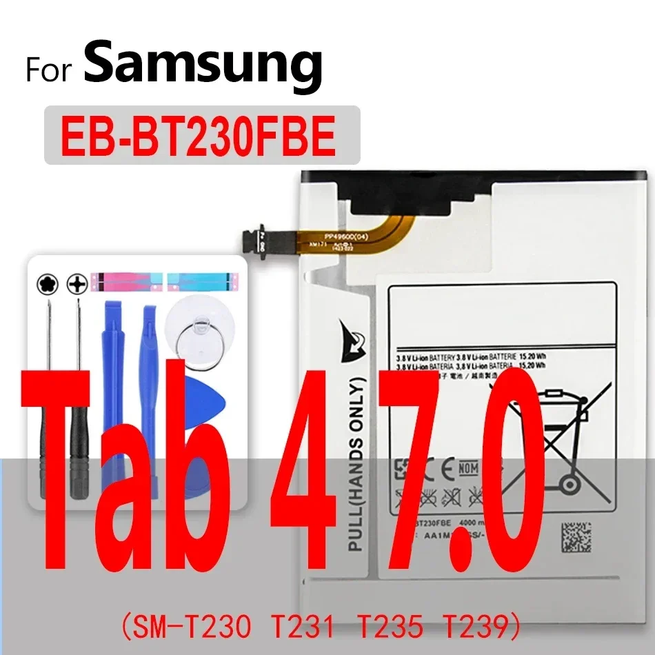 Battery For Samsung Galaxy Note 8.0 10.1 12.2 Pro/Tab 2 3 4 7.0 Lite Edition SM T530 T531 P600 N8010 N8020 P3110 T310 T311 T315