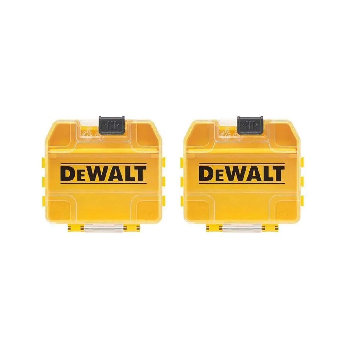 Imagem -03 - Dewalt-tstak Pequena Caixa de Ferramentas Mini Caixas de Armazenamento Chave de Fenda Bits Box Multifuncional Caixa Empilhável Original Dt70800