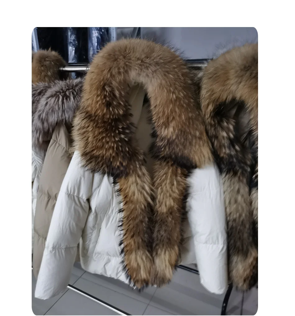 2026 MAOMAOKONG White Duck Down Jacket Winter Women