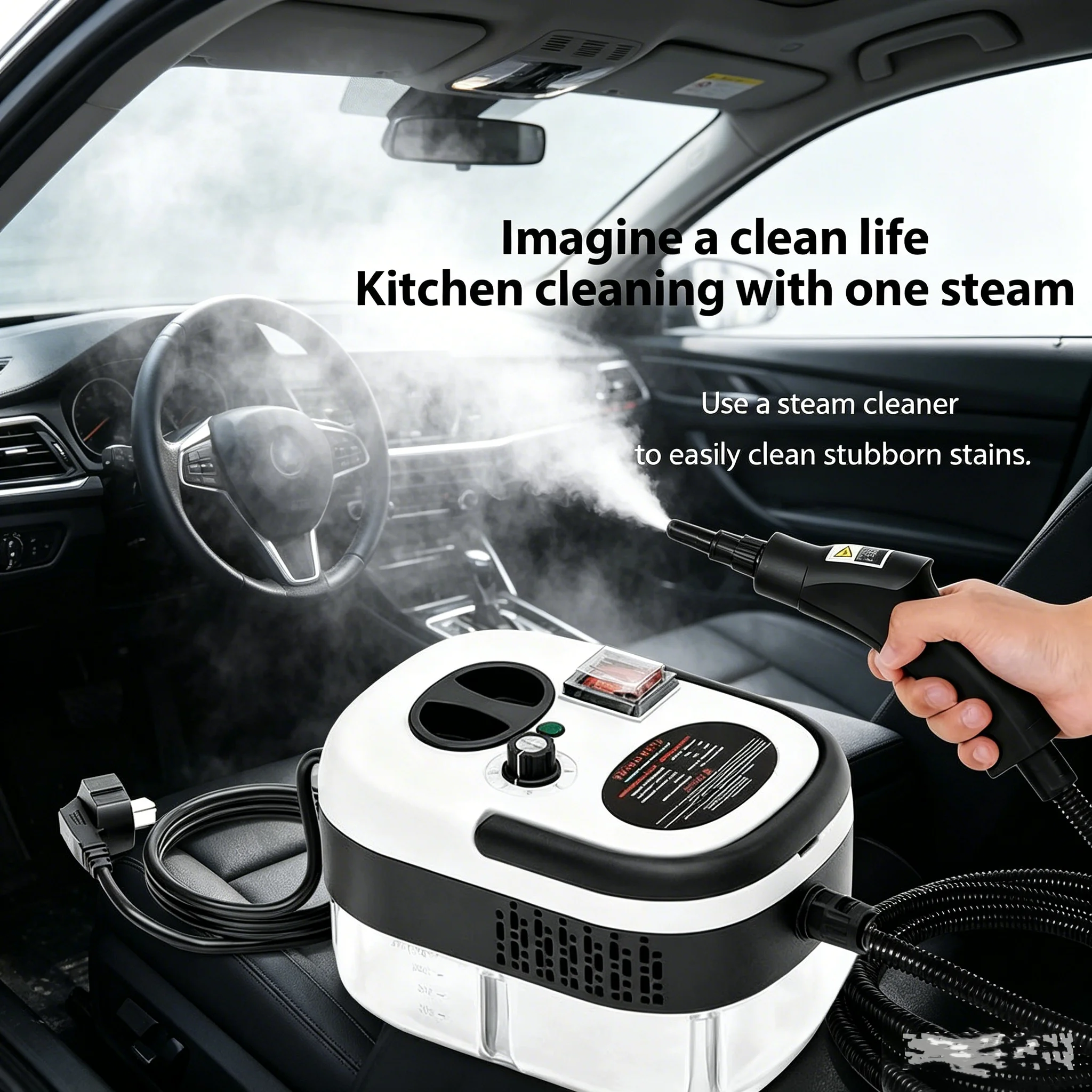 Lavado de coches, esterilización y desinfección a alta temperatura, limpiacristales y limpiadores a vapor para la cocina. Potentes herramientas de limpieza para coches que eliminan la grasa, así como productos de limpi