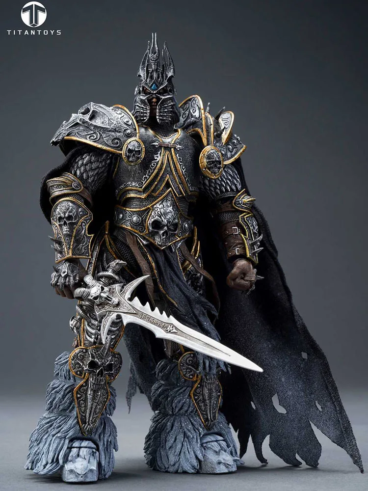 Titan Toys 1/12 TT001 Warcraft Frost Knight Cloth Action Figure Game Role Simulation Delicate 6Inches Full Set Soldier Model
