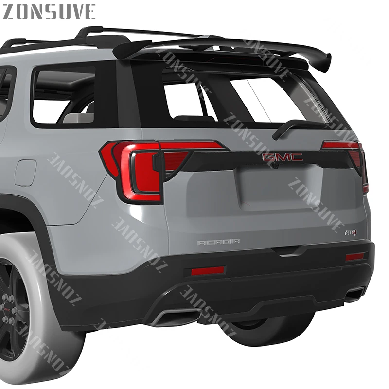 Use For GMC Acadia Roof Spoiler Rear Wing Body Kit Accessories