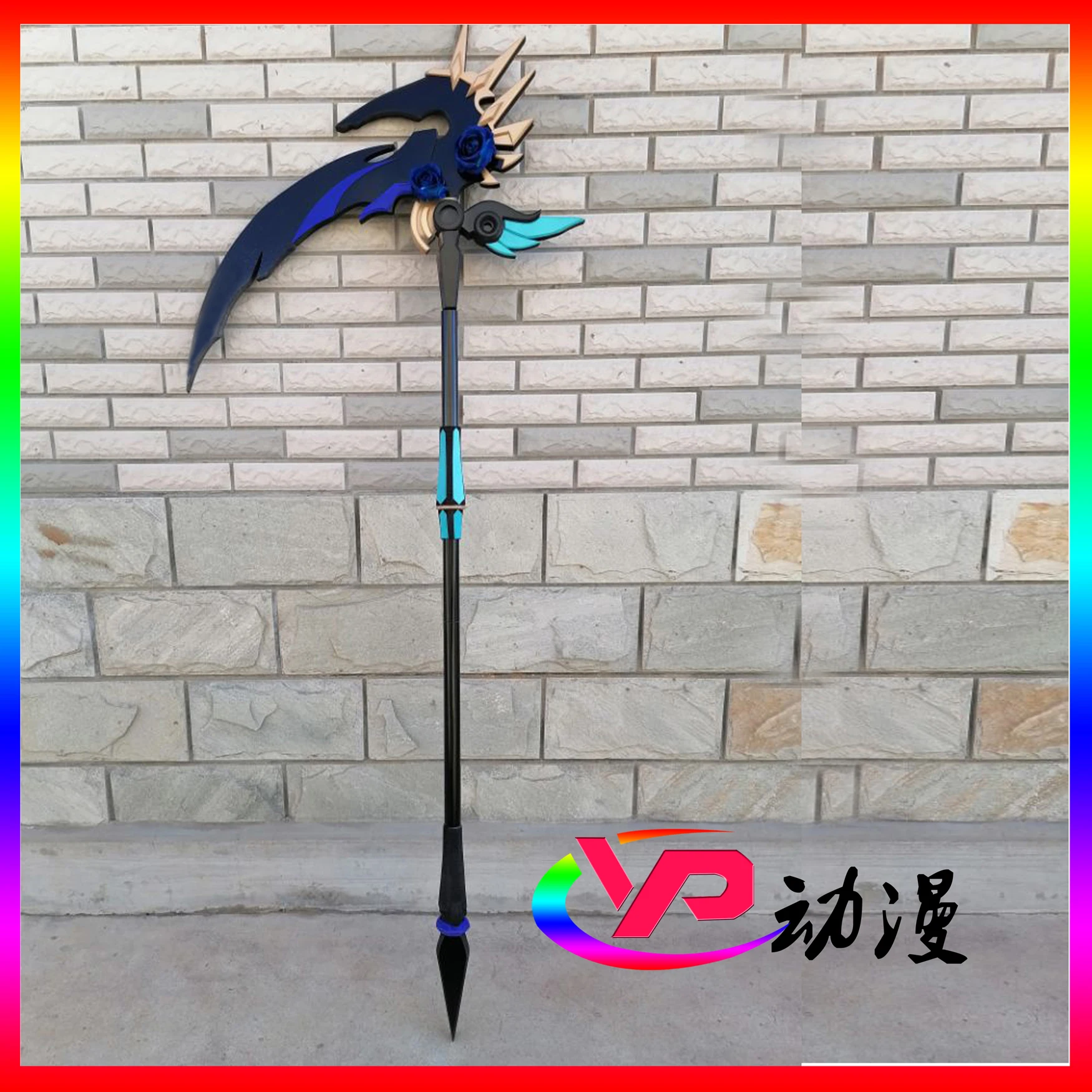 

Rita Rossweisse Honkai Impact 3 Sickle Weapon Cosplay Props Weapons Halloween Christmas Party Props for Comic Show