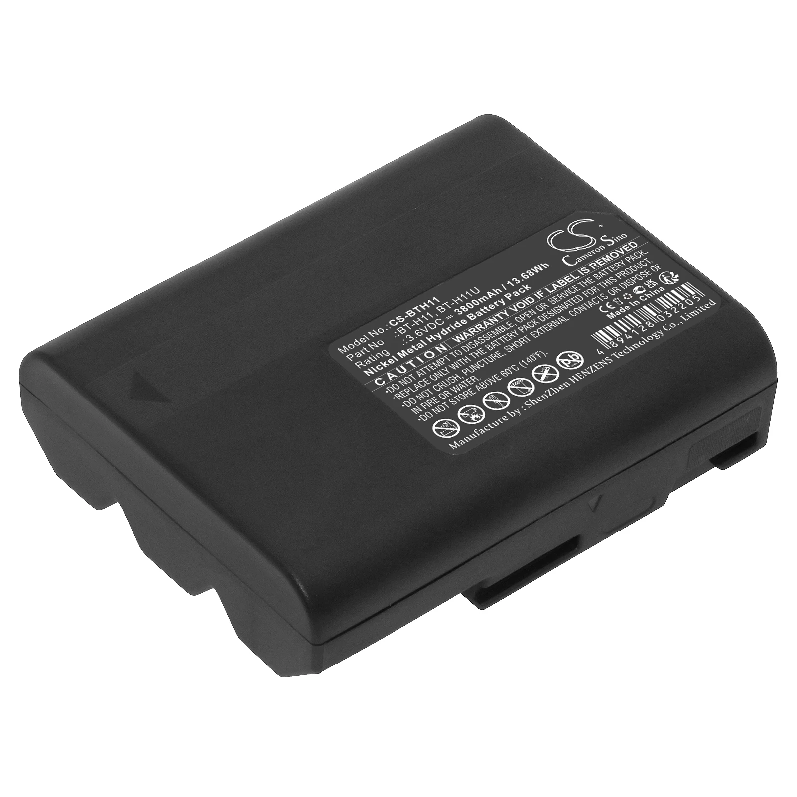 CS Replacement Battery for Sharp VL-AH50S,VL-AH1510,VL-AH131E,VL-AH1500,VL-SW50,VL-SW50U,VL-AH131 PN:BT-H11 3800mAh / 13.68Wh