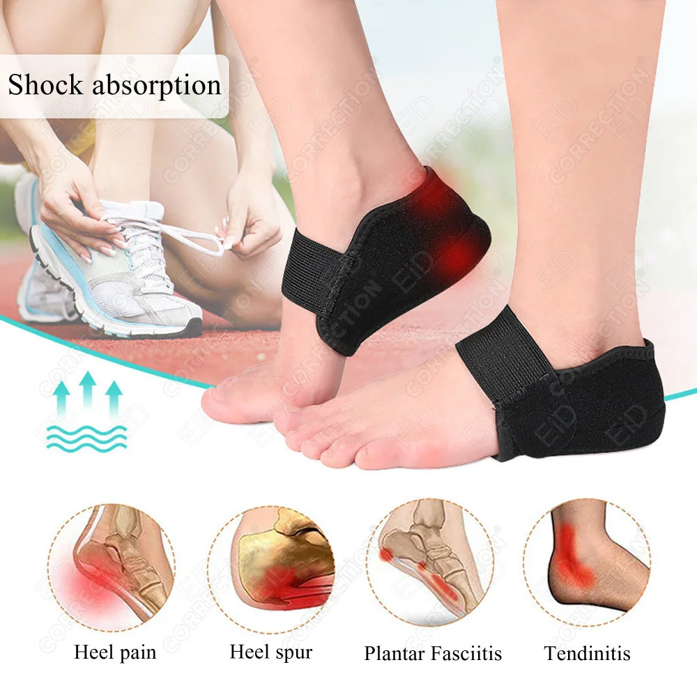 Invisible Höhe Erhöhen Silikon Socken Gel Ferse Pads Orthopädische Arch Support Heel Kissen Sohlen Einlegesohle Fuß Massage