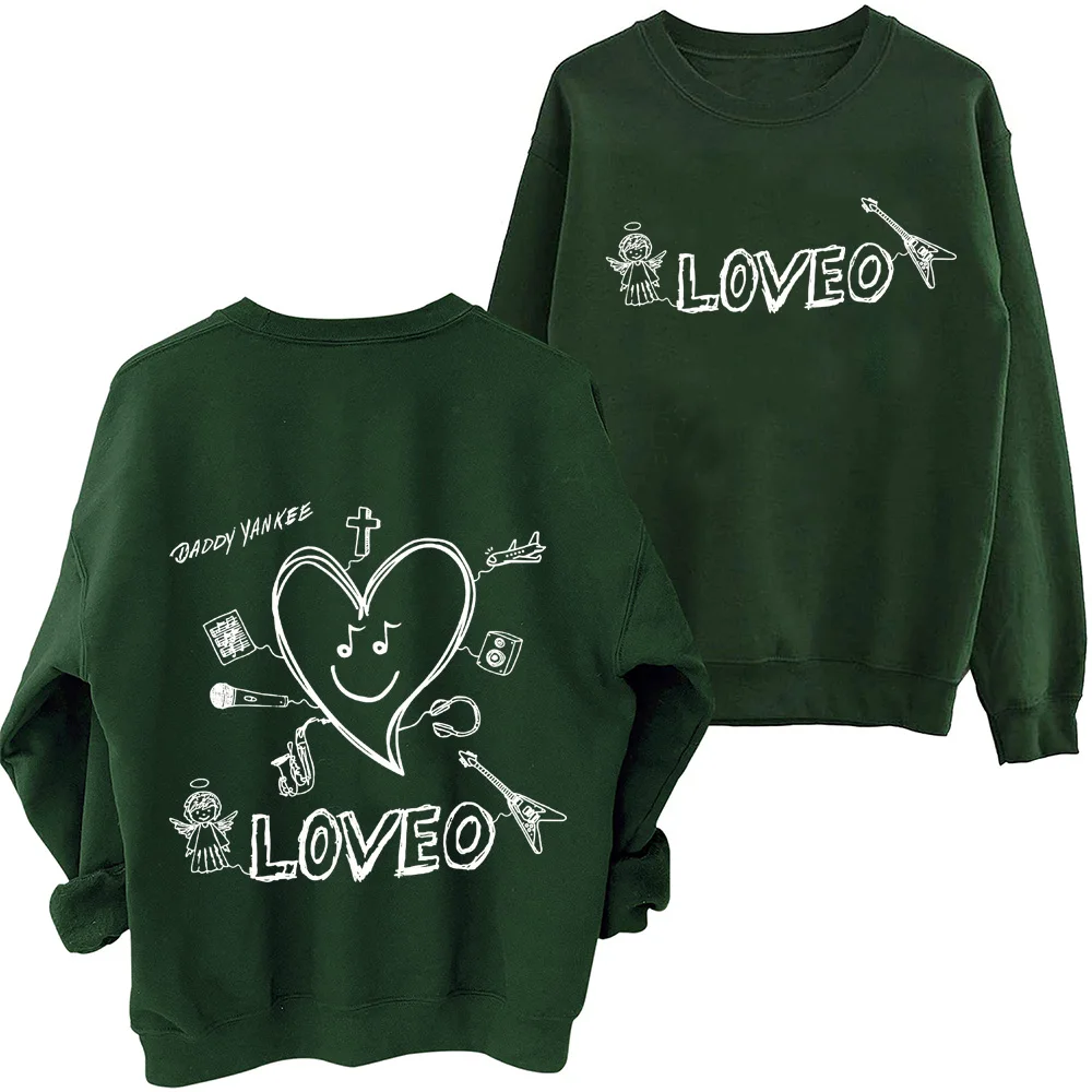 Daddy Yankee LOVEO 2024 Sweatshirt Man Women Oversized Crewneck Sweatshirts