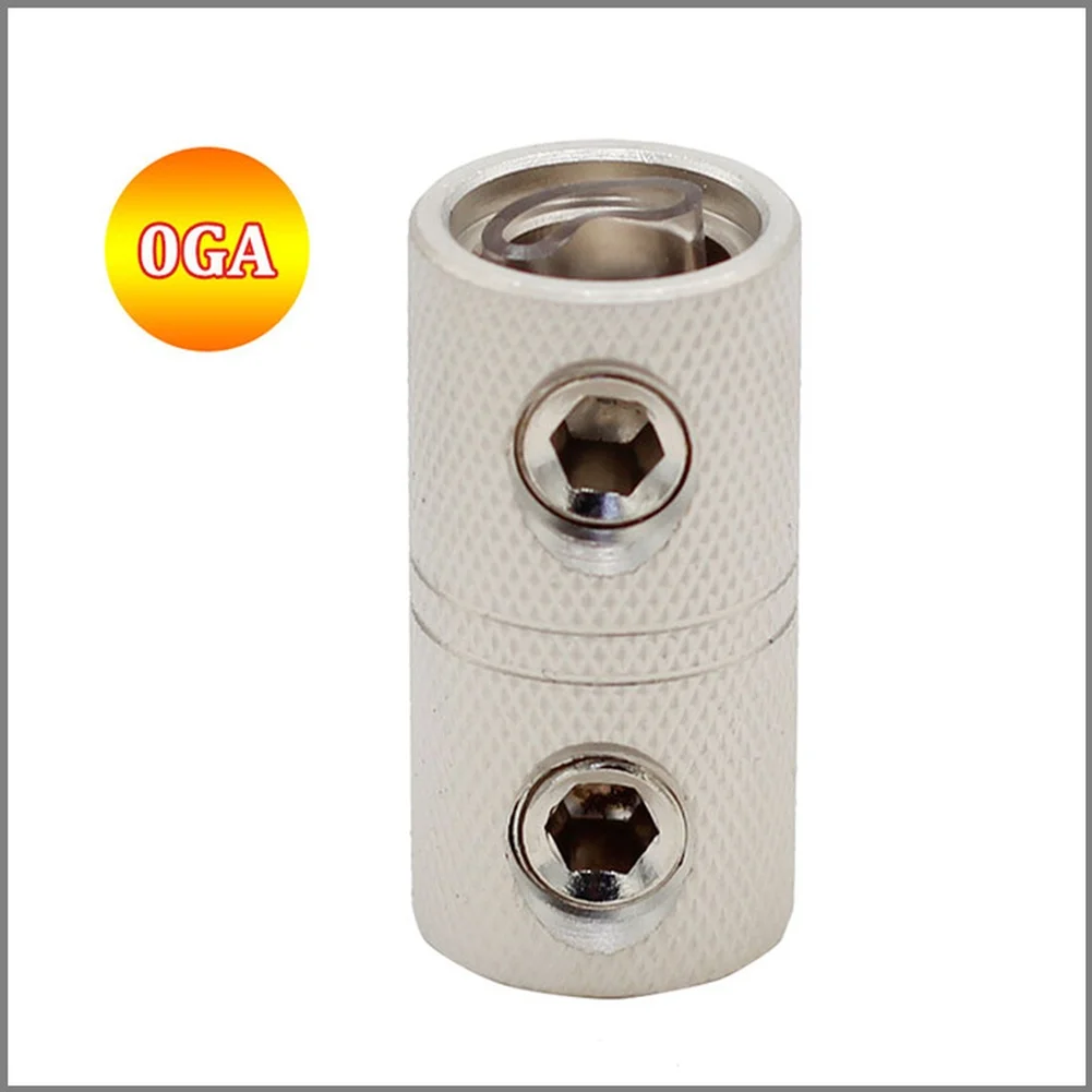 Car Audio Power Extension Terminal Block Designed for 8GA 4GA 0GA Copper Nickel Plated Wiring Splice Applications