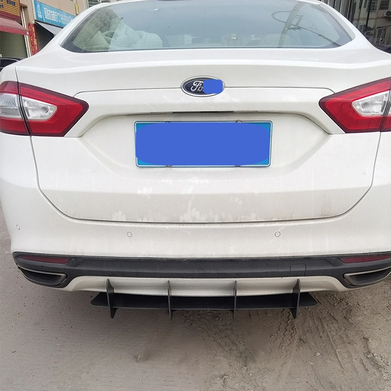 For Ford Mondeo Fusion 2013--2017 Year Rear Diffuser Bumper Lips Spoiler Splitter Body Kit Accessories