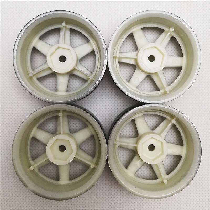 4pcs 6/9mm Offset RC Car 1/10 Scale Plastic Wheels Rims Drift On road Touring Model Hobby