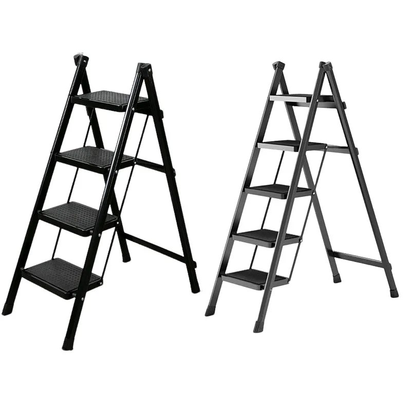 

Portable Ladder Multifunction School Chair Office Chairs 4 Step Ladder Folding Step Stool Multi-use Kitchen Ladder for Home