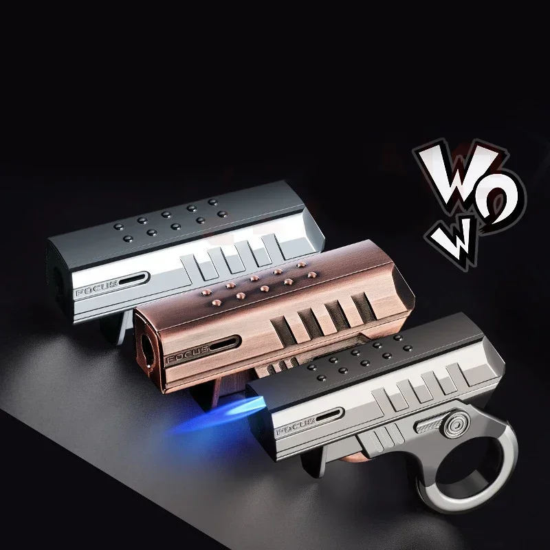 Outdoor EDC Metal F137 Mechanical Torch Lighter Gun Type Creative Lighter Camping Tool