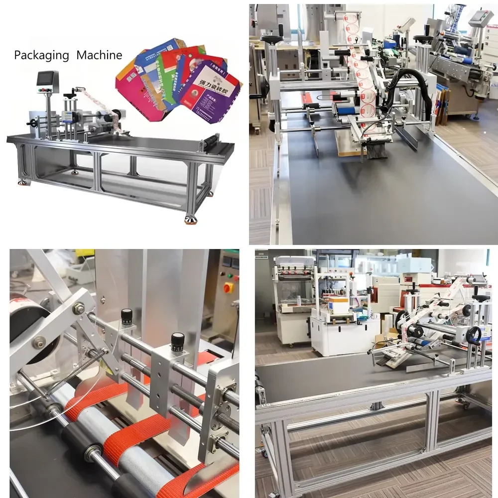 【2026】 Unformed Plastic Packaging Fully Automatic Electric Labeling Machine 220V/110V Extra Large Intelligent Textiles Use