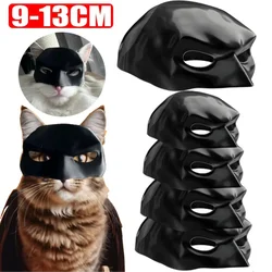 Bat Cat Avenger Mask Black Matte Bat Mask Superhero Pet Toys Cat Bat Pet Man Mask for Cat and Dogs Spooky Make-up Party Toy
