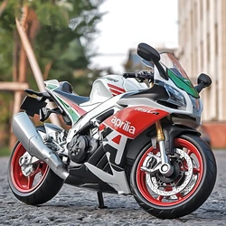 1:12 Aprilia RSV4 Alloy Racing Motorcycle Model Simulation Diecast Metal Cross-Country Motorcycle Model Collection Children Gift