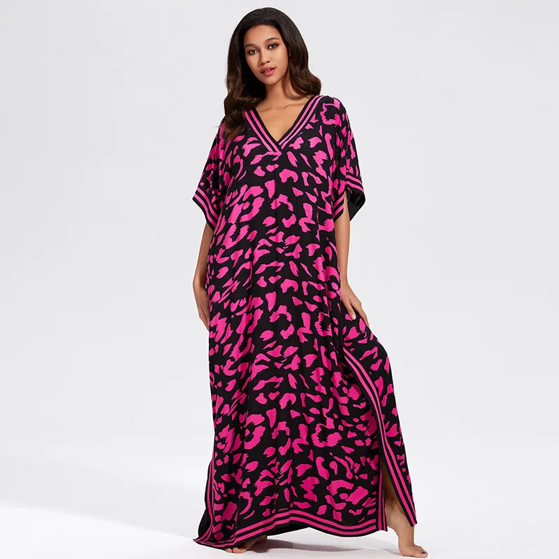 Robe de plage bohème pour femme, vêtements d'été, maillots de bain, couvertures, robe maxi trempée, tenue de bain